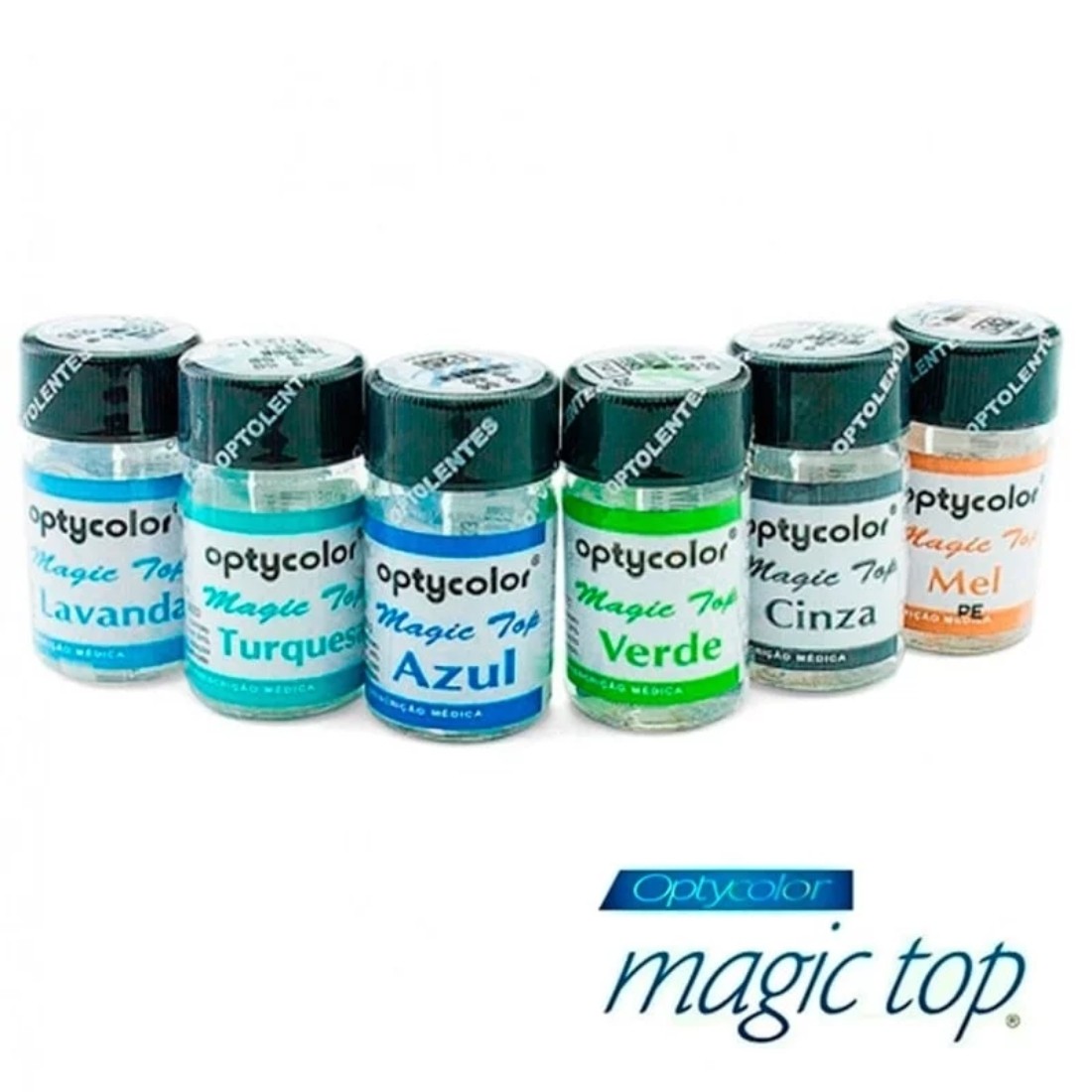 Lentes de Contato Coloridas Magic Top(1 Unidade (Graus Altos)
